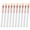 10pcs Professional Eyeshadow Applicators, Eyeshadow Sponge Applicator Reusable Eyeshadows Brush Eye Shadow Applicator Sticks Blendable Eyeshadows Applicators For Lady Women Makeup (3.5inch, White) view 1