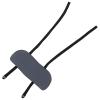 TOGEVAL Universal Armrest Support Rack for Beauty Massage Bed, Foldable Hand Plate Armrest Pedal with Hanging Shelf, Dark Blue Spa Table Accessory for Salon and Home Use view 1