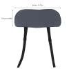 TOGEVAL Universal Armrest Support Rack for Beauty Massage Bed, Foldable Hand Plate Armrest Pedal with Hanging Shelf, Dark Blue Spa Table Accessory for Salon and Home Use view 2