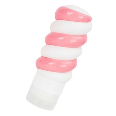 KICHOUSE Silicone Travel Refillable Bottle 1Pcs 90Ml Large Cartoon Lollipop Design Leakproof Lotion Shampoo Container for Travel Toiletries
