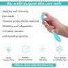 2 in Silicone Face Scrubber Pore Brushs 4 PCS Facial Cleansing Brush Face Scrub Brush for Exfoliating Massaging Remove Blackheads Applicator for Mud Makeup Skincare Removal Body Lotion DIY Mask Clay view 3