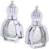 SMASOLO 2Pcs 10Ml Portable Glass Roll on Bottles for Perfume and Essential Oils, Empty Refillable Aroma Bottles for Travel and Household Use view 1