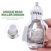 SMASOLO 2Pcs 10Ml Portable Glass Roll on Bottles for Perfume and Essential Oils, Empty Refillable Aroma Bottles for Travel and Household Use view 4