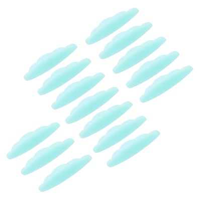 TEHAUX 15 Pairs Eyelash Lift Silicone Pads Lash Curlers Reusable Lash Lift Tool with 5 Size Medium1 Medium2 L for Women DIY Eyelash Perm Supplies