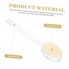 MUSISALY Long Handle Bath Brush Double-Headed Soft Bristle Back Scrubber Exfoliating Body Massage Brush for Shower and Bath, Apricot Color, Suitable for Daily Bathing Care view 2