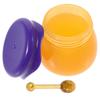 PRETYZOOM Small Lip Balm Jar Refillable Cosmetic Sample Container 6G Blue Mushroom Head Cream Pot with Spoon for Travel and Personal Care view 1