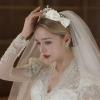 OOOOYCYHT Silvery Rhinestone Headpiece Wedding Tiara Bridal Accessory for Women Wedding Hair Pieces for Brides Hair Accessories (White2) view 2