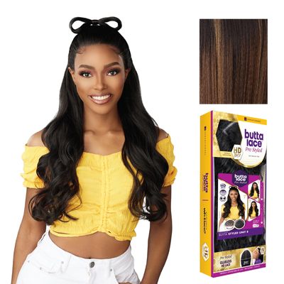 Sensationnel Butta Lace Prestyled Wig-Unit 8, BALAYAGEHAZELNUT