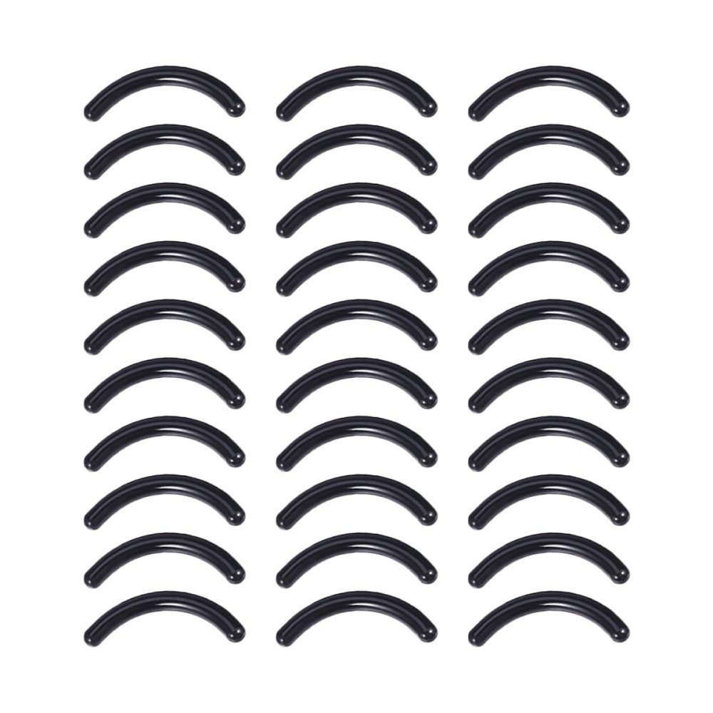 VICASKY Eyelash Curler Silicone Pads Refills 180Pcs Black Curling Clip Cushion Makeup Tool Replacement Strips for Lash Curler Accessories and Eye Beauty Care