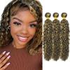 Human Hair Bundles 10 12 14 Inch P1B/27 Black/Honey Jerry Curly Bundle,300G view 1