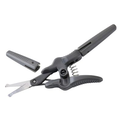 STOBAZA Stainless Steel Small Eyebrow Trimming Scissors Nose Hair Scissors Beard Grooming Tool for Men and Women Facial Hair Precision Trimmer