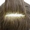 Right Hair Fine Mono Lace Mens Toupee Human Hair Poly Coat Natural Mens Hair Piece Lightweight Hair System for Men Monofilament Wig 8"x10" #550 Medium Light Brown+50% Grey view 4