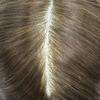 Right Hair Fine Mono Lace Mens Toupee Human Hair Poly Coat Natural Mens Hair Piece Lightweight Hair System for Men Monofilament Wig 6"x8" #7 Very Light Brown view 4