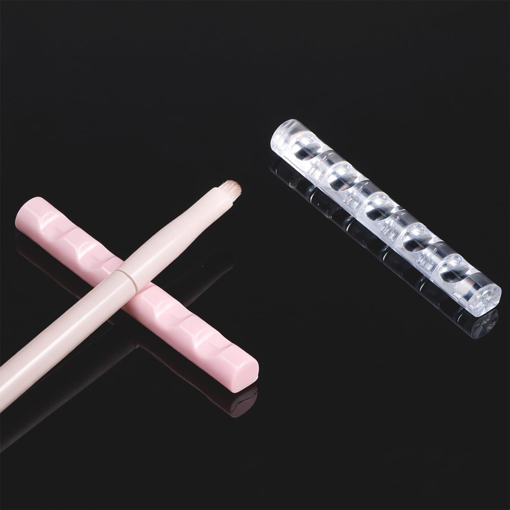 Crystal Bar Pen Stand, Nail Brush Holder for Nail Painting, 2 Pcs