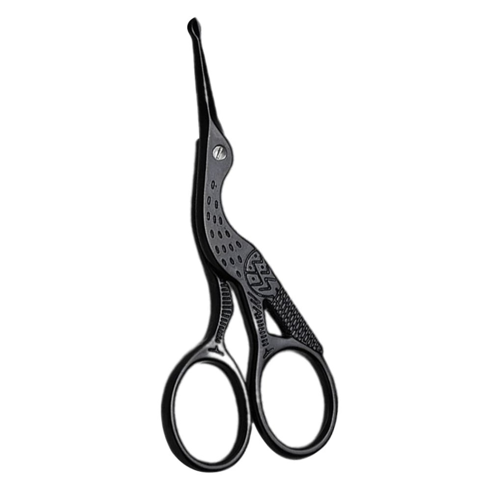 Stainless Steel Hair Scissor, Nose Hair Scissors Stainless Steel Curved Mustache Nose Ear Remover Trimmer Rounded Tip Shears