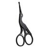 Stainless Steel Hair Scissor, Nose Hair Scissors Stainless Steel Curved Mustache Nose Ear Remover Trimmer Rounded Tip Shears view 1