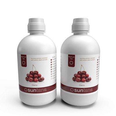 Suntana Cherry Medium 10% DHA Sunless Spray Tan Solution by Suntana - 64 oz (2 x 32 oz)