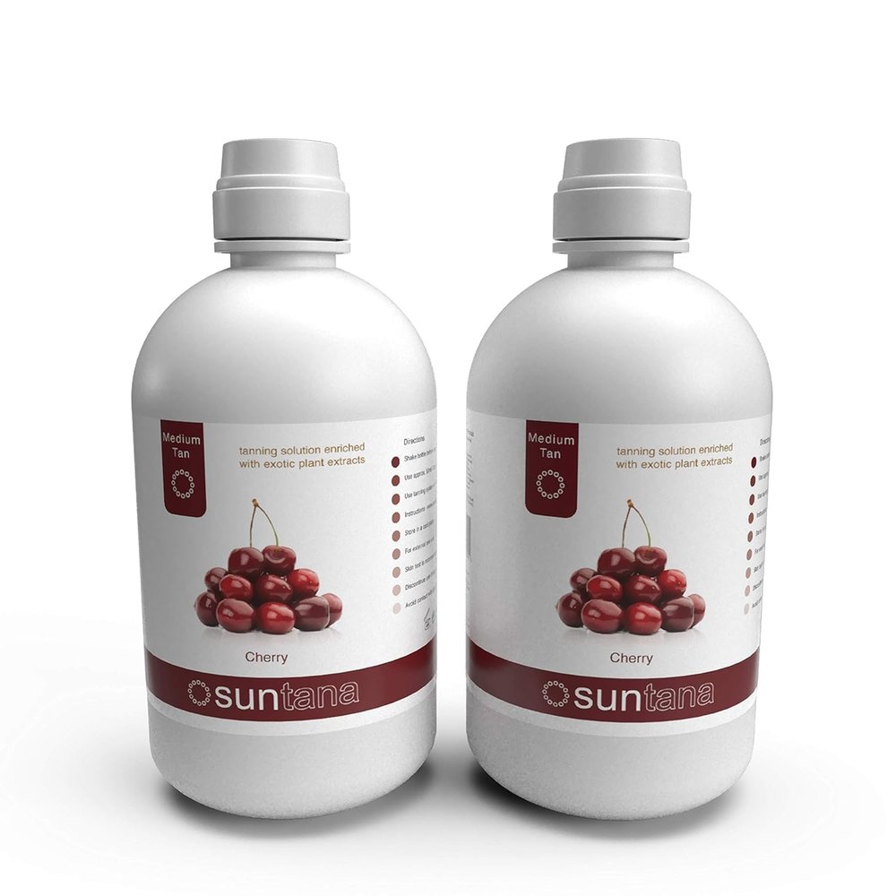 Suntana Cherry Medium 10% DHA Sunless Spray Tan Solution by Suntana - 64 oz (2 x 32 oz)