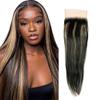 Human Hair Straight 5x5 Closure Brazilian Virgin Remy, Natural, 10inch view 1
