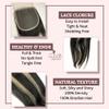 Human Hair Straight 5x5 Closure Brazilian Virgin Remy, Natural, 10inch view 3