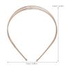 LIFKOME 3Pcs Thin Multi-Layer Metal Hair Bands Wire Headbands for Women Bridal Wedding Decorative Hair Accessories view 2