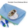 RLDOBOFE Travel Cute Koala Makeup Mirror Round Compact Pocket Mirror 2X /1x Magnifying Small Metal Foldable Handheld Portable Cosmetic Mirrors Unique Gift for Women Mother view 3