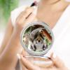 RLDOBOFE Travel Cute Koala Makeup Mirror Round Compact Pocket Mirror 2X /1x Magnifying Small Metal Foldable Handheld Portable Cosmetic Mirrors Unique Gift for Women Mother view 4