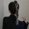 Silver Color Chain Hairpins Set For Women - Long Tassel Braid Headband Jewelry For Festivals And Weddings view 2