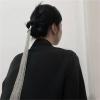 Silver Color Chain Hairpins Set For Women - Long Tassel Braid Headband Jewelry For Festivals And Weddings view 3