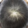 FNY HAIR Mens Toupee Real Human Hair Piece for Men Durable Fine Mono Poly Skin Replacement System for Mens Hairpieces Toupee Natural Hairline 6''X8'' 120% #1B Off Black view 3