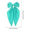 WLLHYF Big Bow Barrettes Long Tail French Ribbon Hair Pins Soft Silky Satin Hair Clip Metal Bowknot Clips 90's Accessories for Party Women Girl view 2