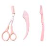 Eyebrow Scissors Set, 3pcs/set Eyebrow Trimmer, Eyebrow Shaping Tool, Eyebrow Product for Women & Girls, Portable Eye Makeup Tools for Home & Travel view 1
