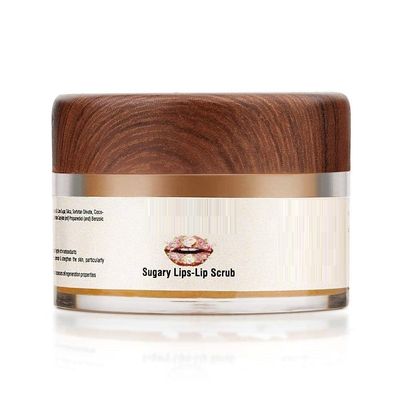 aj Sugary Lips - Lip Scrub (with Cane Sugar, Sunflower Oil & Mango Butter), Dead skin Removal, Brighter, Cleaner, Softer Lips, 15gm