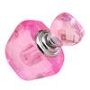 COHEALI Heart-shaped Glass Perfume Bottle Refillable Mini Travel Container Pink Crystal Decorative Box for Wedding Party Favors and Event Prizes view 1