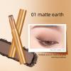 MylingKorm Tri-Color Gradient Waterproof Eyeshadow Stick for Women - Long-Lasting Cream-to-Powder, Shimmer Blendable Crease-Proof All-Day Wear (01#) view 2