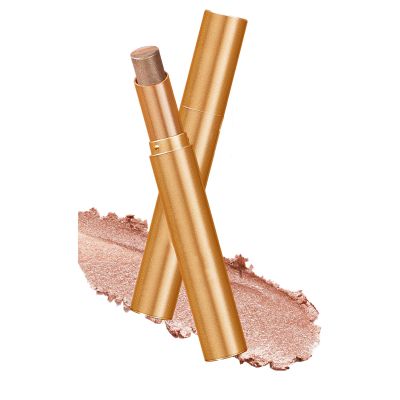 MylingKorm Tri-Color Gradient Waterproof Eyeshadow Stick for Women - Long-Lasting Cream-to-Powder, Shimmer Blendable Crease-Proof All-Day Wear (02#)