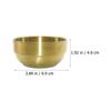 DECORNIJIA Stainless Steel Men Shaving Bowl with Foaming Function, Golden Lather Soap Vessel for Facial Cleansing and Razor Lathering, Sturdy Shaving Accessory for Grooming Routine view 2
