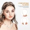NUOBESTY Metal Wire Headbands 3pcs Thin Multi-layer Headband for Women Wedding Bridal Headdress Festival Hair Accessories view 3