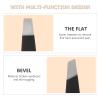 VICASKY Eyebrow Tweezers 4pcs Set Stainless Steel Tweezers for Women Eyebrow Makeup Supplies Salon Facial Hair Removal Home Use Black view 3