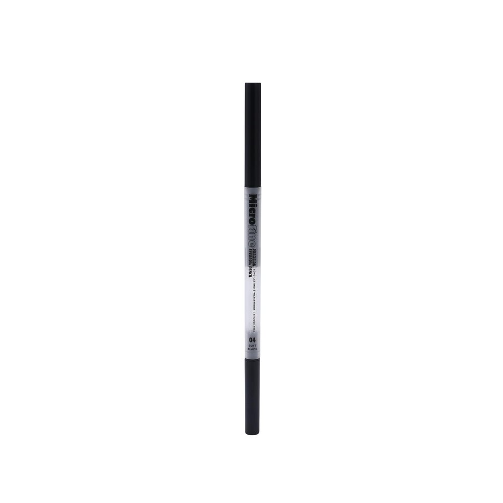 oz lab MicroFine Precision Brow Pencil, Ultra-Fine 1.2mm Tip, Buildable Natural Color, Smudge-Resistant Long-Wear, Vegan & Cruelty-Free Brow Definer (04 Soft Black, 0.0016 oz/45mgpack of 1)