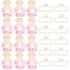 Bridesmaid Proposal Gifts 24Pcs Hair Scrunchies & Pearl Hair Clips view 1