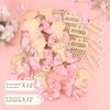 Bridesmaid Proposal Gifts 24Pcs Hair Scrunchies & Pearl Hair Clips view 2