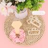 Bridesmaid Proposal Gifts 24Pcs Hair Scrunchies & Pearl Hair Clips view 4