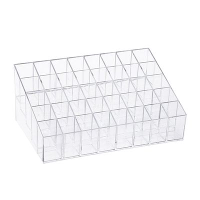 HEATSHAKING 40 Slot Plastic Lipstick Stand for Vanity Display