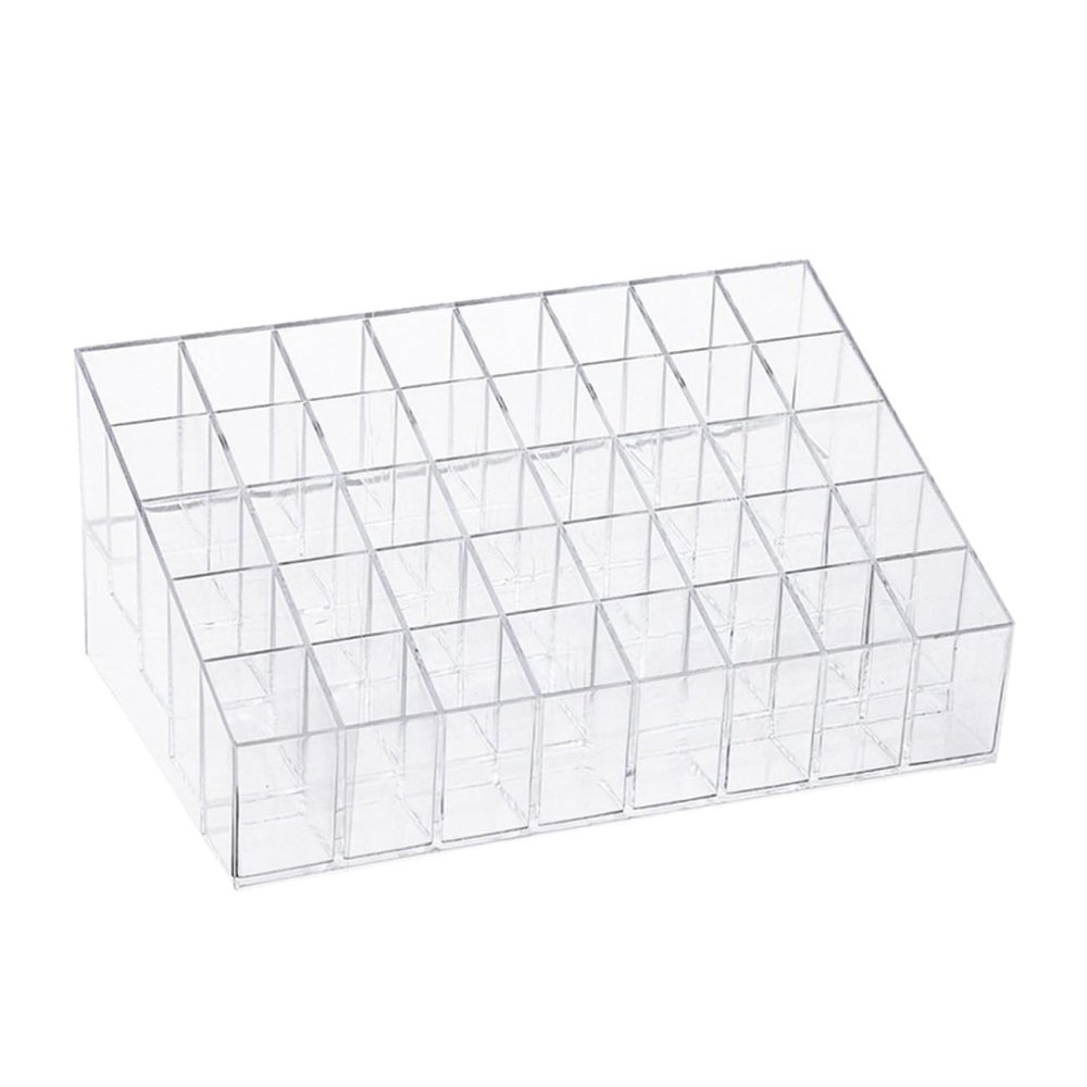 HEATSHAKING 40 Slot Plastic Lipstick Stand for Vanity Display