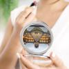 VstaDank Louvre Museum in Paris Makeup Mirror Compact Travel Makeup Mirror Silver Mirrors Surface Folding Makeups Light and Compact Makeups Mirrors for Suitable Handbag and Purses view 4