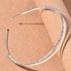 Gatuida Pearl Rhinestone Double Layer Headband Bridal Hair Accessories Wedding Hair Hoop Elegant Head Loop for Women view 3