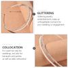 Gatuida Pearl Rhinestone Double Layer Headband Bridal Hair Accessories Wedding Hair Hoop Elegant Head Loop for Women view 4