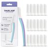 THURLADY Face Razors for Women Dermaplaning, 1 Handle + 19 Refills, Purple view 1