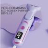 5-in-1 Rechargeable Electric Hair Removal Trimmer for Women, Waterproof Wet & Dry Bikini and Body Groomer with LCD Display, Washable Precision Razor for Legs, Face, Eyebrows & Sensitive Areas(Purple) view 3